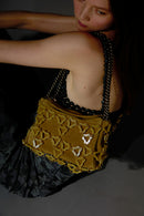 Mini Marine Gold Chain Bag(Aqarwood)