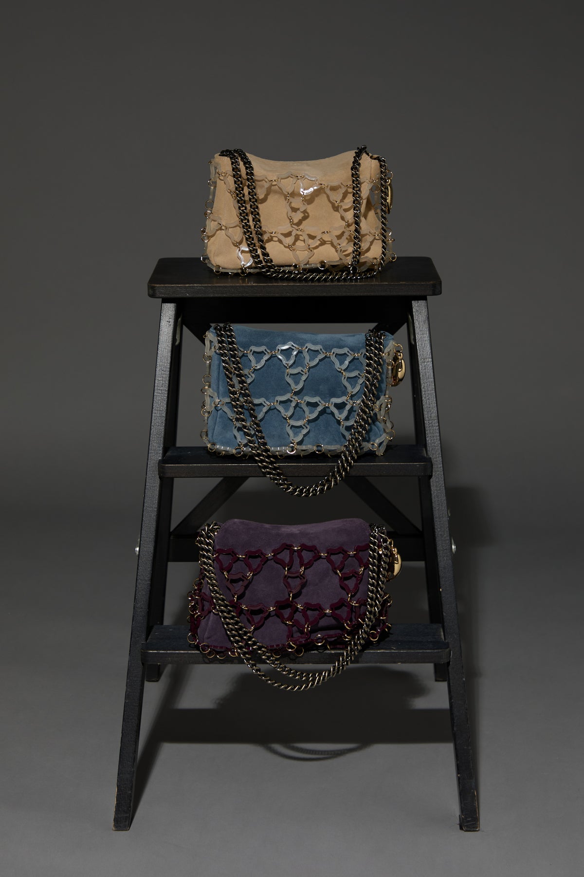 Mini Marine Gold Chain Bag(Rasin)