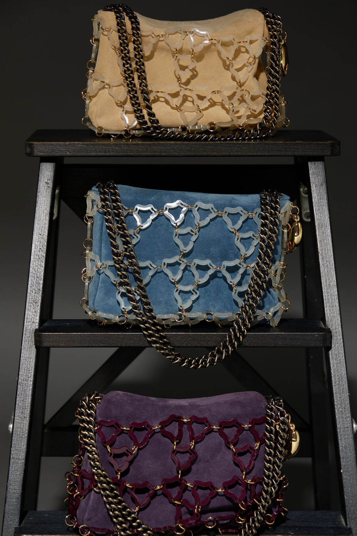 Mini Marine Gold Chain Bag(Oat)