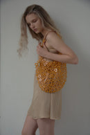 Aqua Transparent Tote Bag(Tangerine)