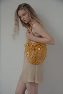 Aqua Transparent Tote Bag(Tangerine)