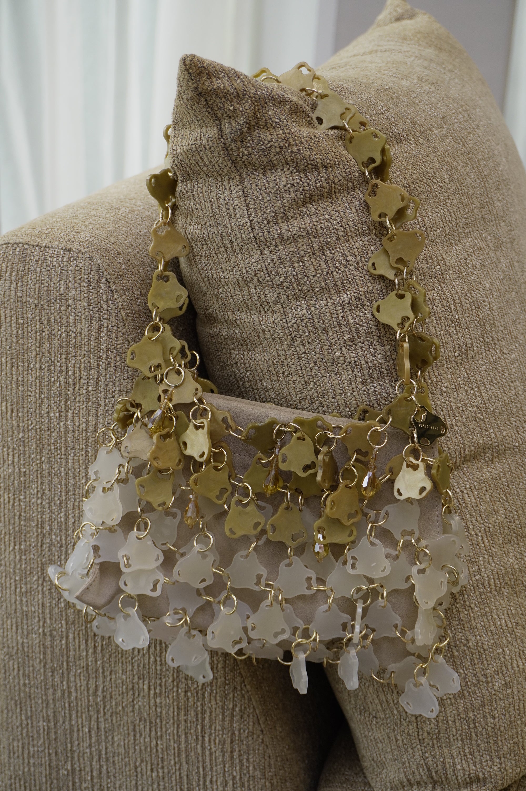 Infinitude Gradient Beading Bag - Cedar