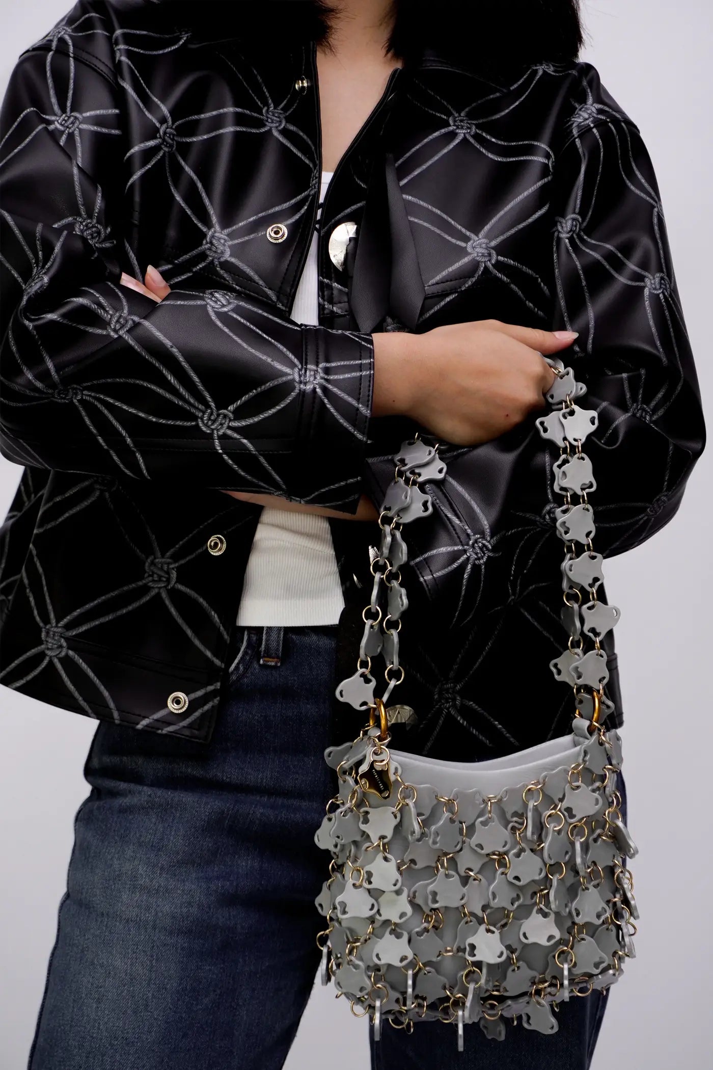 Infinitude Jade Bag(Silver)