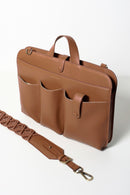 Lia Laptop Bag Leather(Tan)