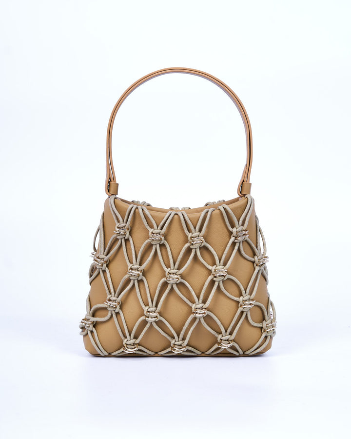 Mini Jade Bag Cotton Rope Mustard