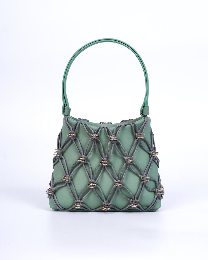 Mini Jade Bag Cotton Rope Pear
