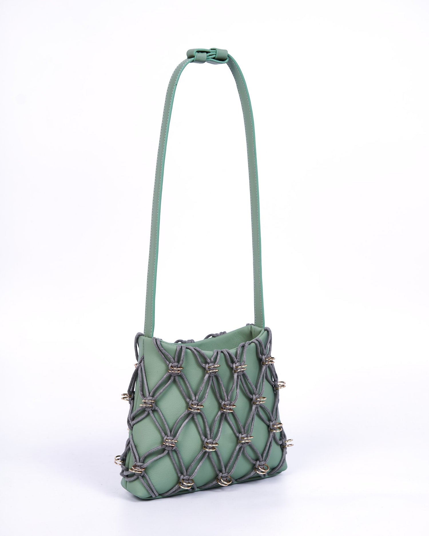 Mini Jade Bag Cotton Rope Pear