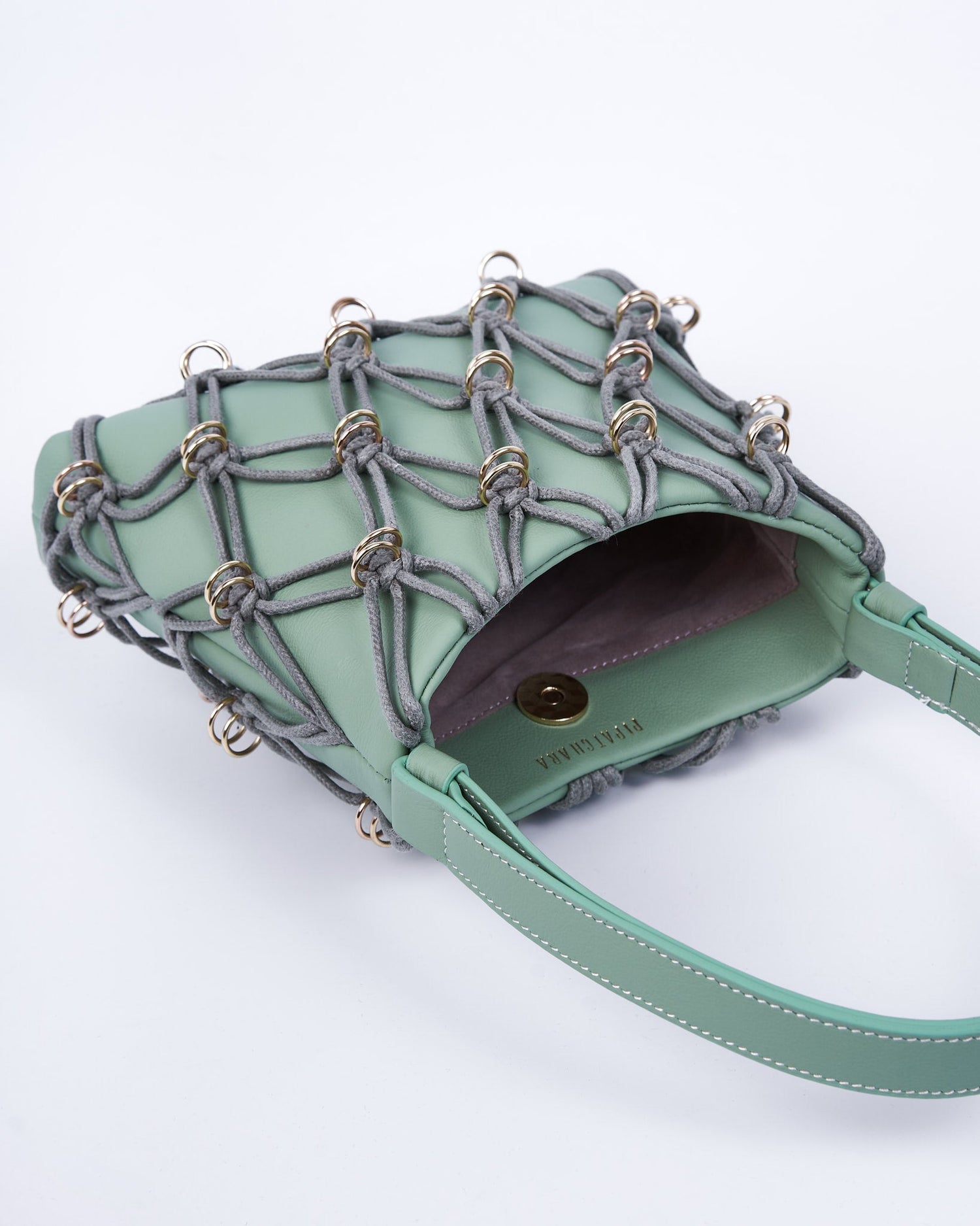 Mini Jade Bag Cotton Rope Pear