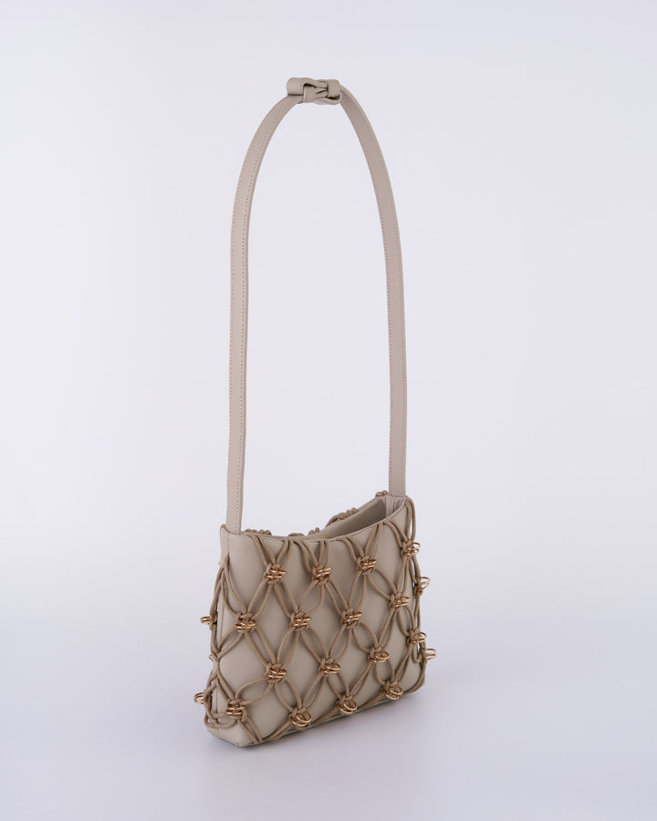 Mini Jade Bag Cotton Rope Vanilla