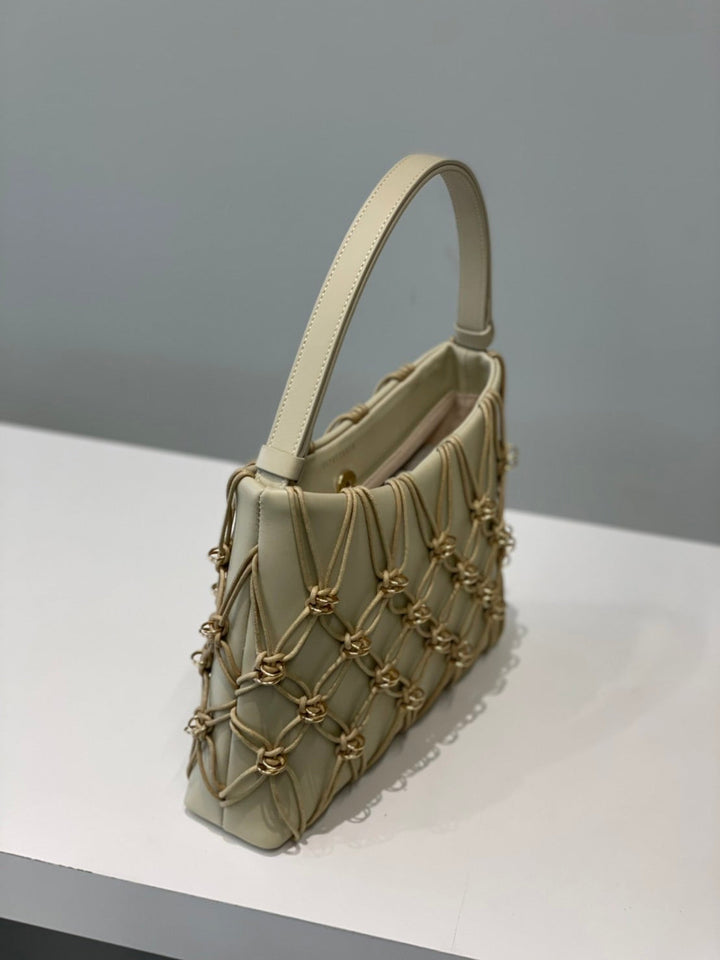 Jade Bag Cotton Rope Vanilla
