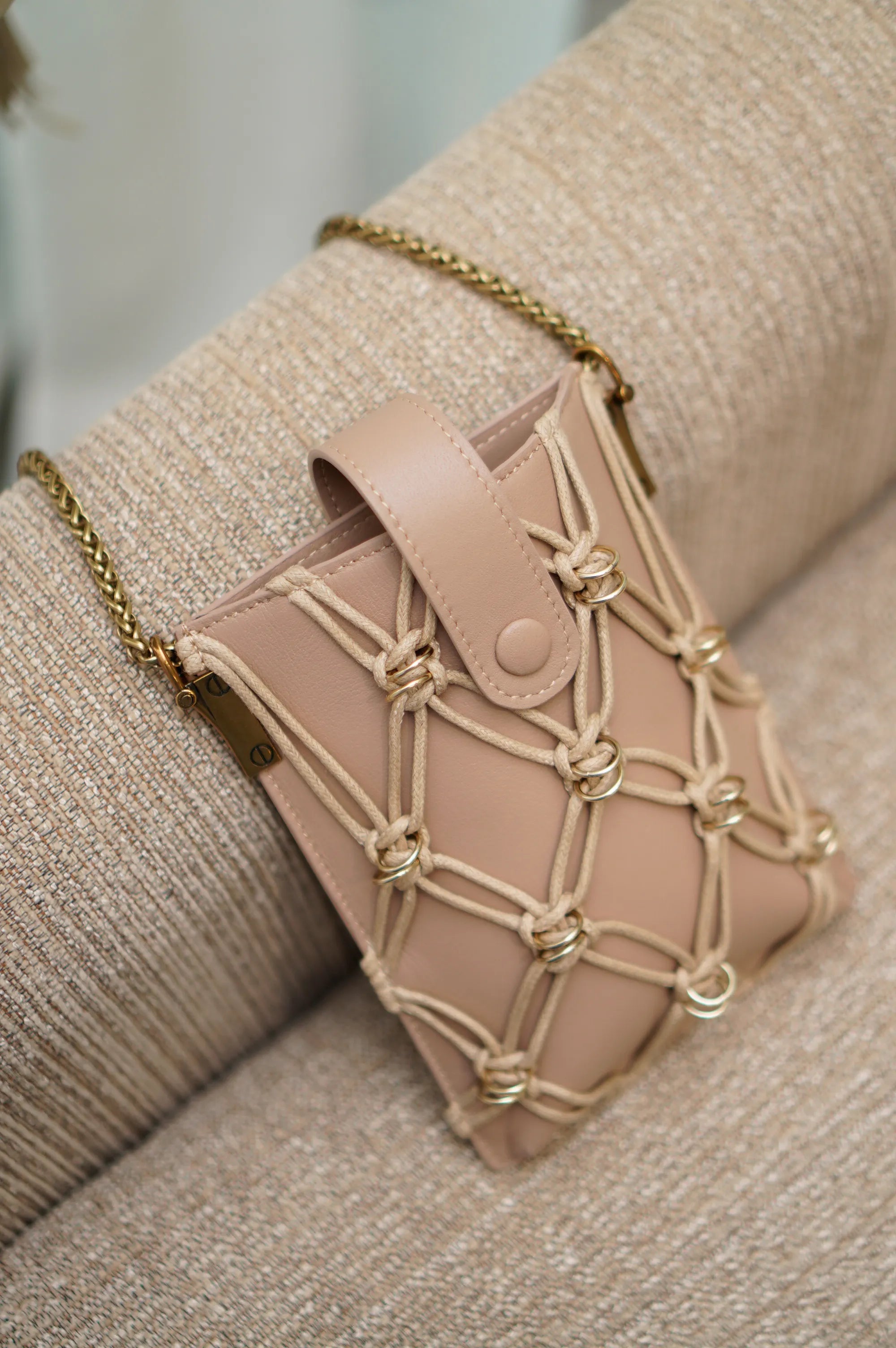 Madi Bag(Nude, Large)